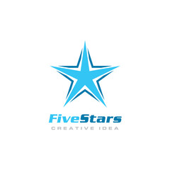 Creative Star Concept Logo Design Template