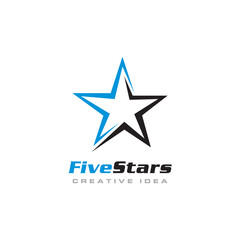 Creative Star Concept Logo Design Template
