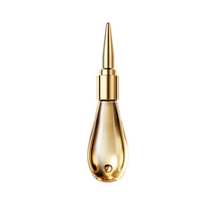 gold serum isolated on white