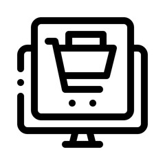 E commerce line icon
