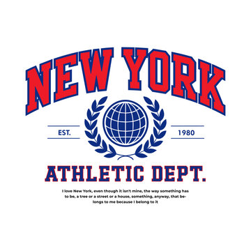 New York Athletic Dept design