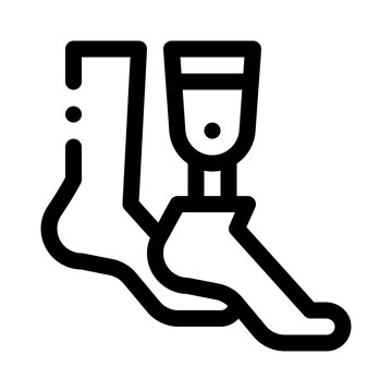 Prosthetic Limb line icon