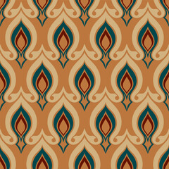 retro seamless ornamental pattern