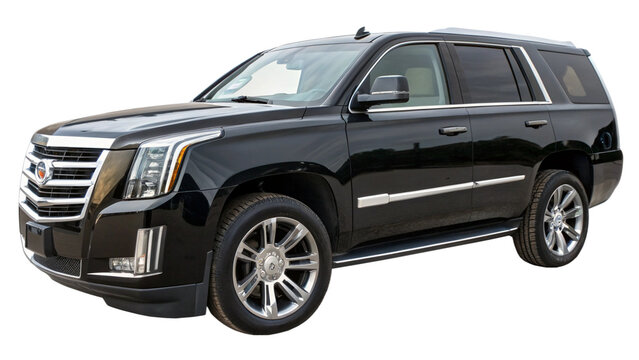 Cadillac escalade isolated.