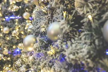 Nov 22 2024 Festive Christmas Tree With Sparkling Decorations