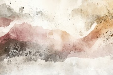 Fototapeta premium Abstract cute pastel watercolor background abstract design tones.