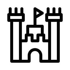 Castle line icon