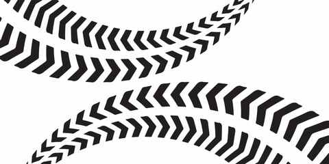 Black car racing decals set isolated on black background. Sport track and moto race linear designs. EPS 10