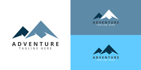 Mountain logo vector