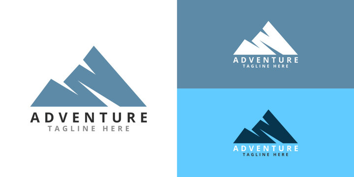 Mountain logo vector