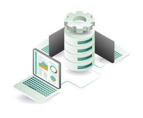 Analytical server computer network