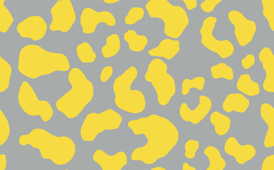 Obraz premium Abstract modern leopard seamless pattern. Animals trendy background. Color decorative vector stock illustration for print, card, postcard, fabric, textile. Modern ornament of stylized skin.