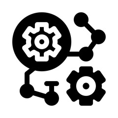 Gear Settings glyph icon