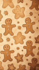 Fototapeta premium Capturing the festive atmosphere of gingerbread fun