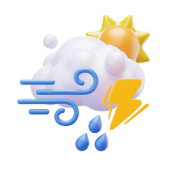 Weather 3D Illustration Icon and Asset
