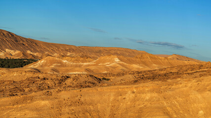 Paysage montagneux du sud tunisien