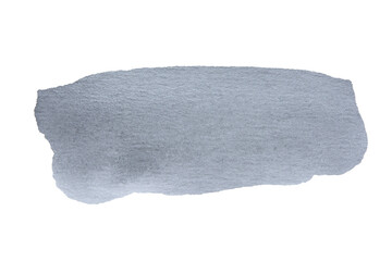 Black watercolor hand drawn texture with brush strokes isolated on white background with clipping path...