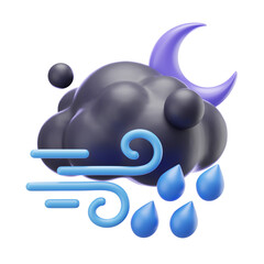 Weather 3D Illustration Icon and Asset