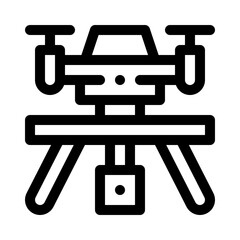 Drone line icon