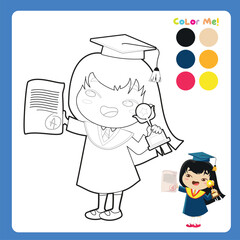 Coloring worksheet page. Educational printable coloring worksheet. Printable activity page for kids. Learning Game. 