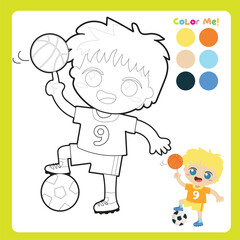 Coloring worksheet page. Educational printable coloring worksheet. Printable activity page for kids. Learning Game. 