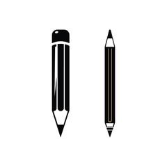 Fototapeta premium Pencil icon flat design