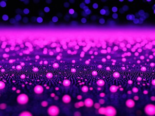 Vibrant Pink and Purple Glowing Sphere Abstract Background