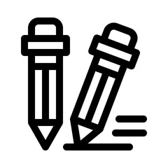 Pencil line icon