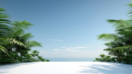 Tropical Beach Landscape
