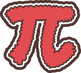 Pi Symbol Illustration