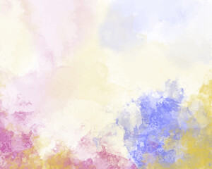 Abstract watercolor textured background. Design for your date, postcard, banner, logo.