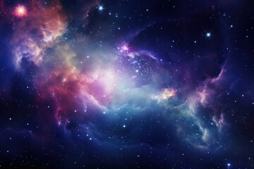 Obraz premium Universe of galaxy nebula space backgrounds.