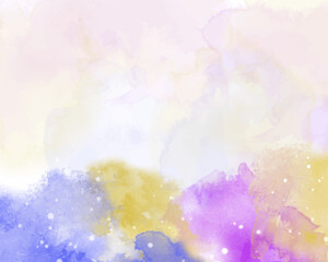 Abstract watercolor textured background. Design for your date, postcard, banner, logo.