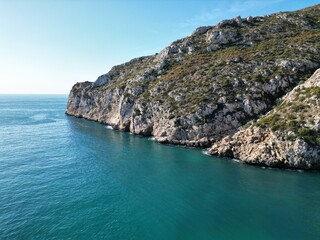 Vistas de la famosa Cala de la Granadella en Javea, Xabia, Alicante (Espa&ntilde;a) 