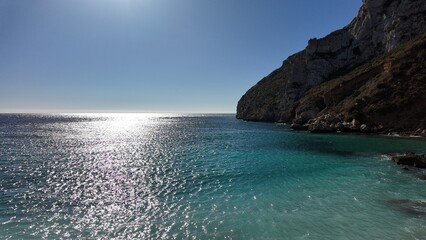 Fototapeta premium Vistas de la famosa Cala de la Granadella en Javea, Xabia, Alicante (España) 