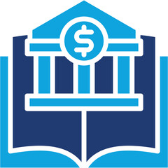 Bank Book mixed color icon