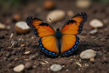 butterfly on the ground