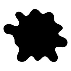 Water drop,Water splash Splashing water, Water stains, Splattered ink, silhouette