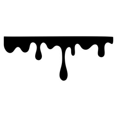 Water drop,Water splash Splashing water, Water stains, Splattered ink, silhouette