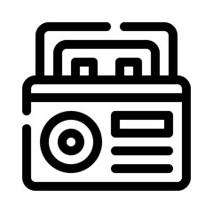 Classic Radio line icon