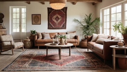 Open kitchen with a large island and barstool seating 