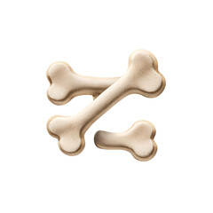 dog bone isolated on white
