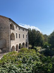 Obraz premium ruins of the castle in old town