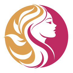 Beauty Salon Logo Vector Art Illustration Design for Business Branding