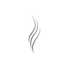 Fototapeta premium Hair wave logo vector icon template