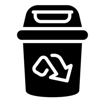 recycle bin Solid icon