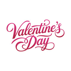 Valentine's day, typography design, Valentine text Design element 