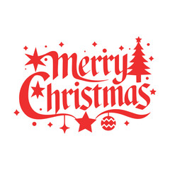 Merry Christmas, typography Design vector,  Christmas text design element