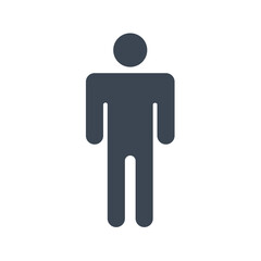 Male sign on transparent background