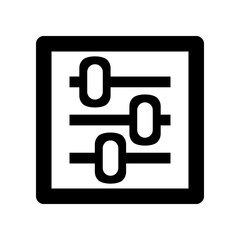 Sound Bar Volume Control Icon - Symbolizing Audio Adjustment